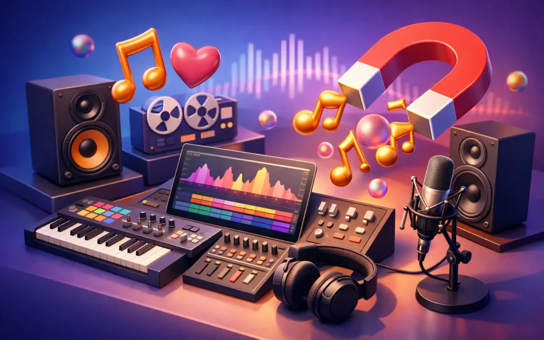 Musikproduktion mit Sound, der hängen bleibt