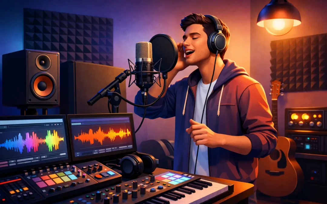 Vocal Recording im Tonstudio mit Charakter